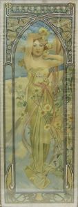 Eclat Du Jour by Alphonse Mucha