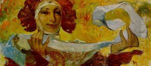 Femme Au Ruban