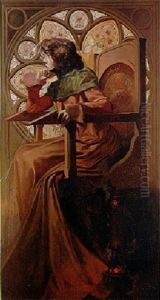 Portrait De Sarah Bernhardt by Alphonse Mucha