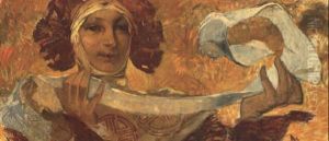 Woman With A Ribbon