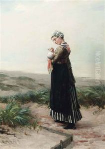 A Stroll Along The Dunes by Karl Emil Muecke