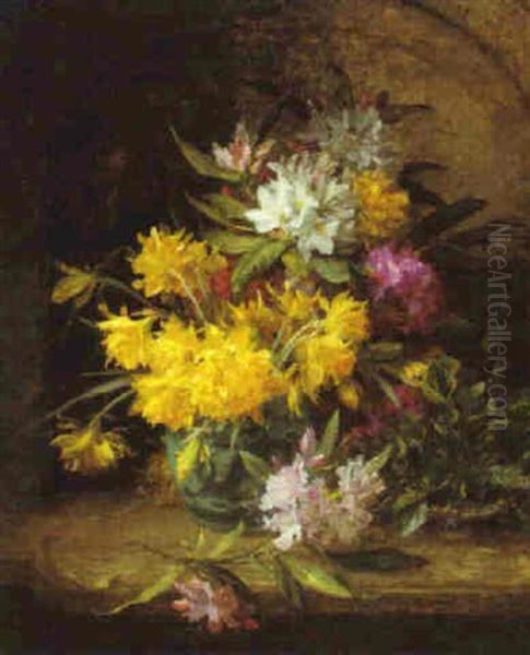 Still Life Of Flowers In A Vase - view 1