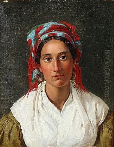 A Young Italian Woman - view 1