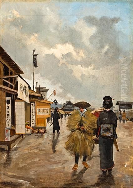 Market Day In Japan - view 1