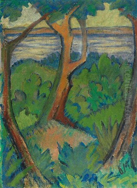 Landschaft Mit Drei Baumen - view 1