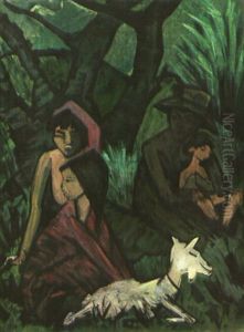 Famille De Tziganes Et Chevre