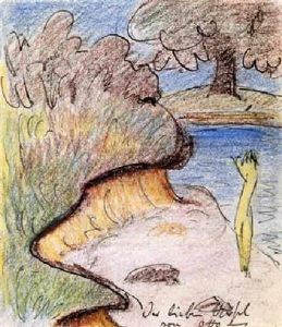 Badenes Madchen Am Seeufer