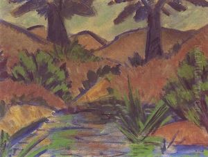 Teich Im Wald by Otto Mueller