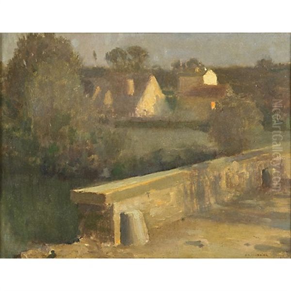 A Bridge And Houses - view 1