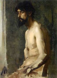 Etude D'un Nu Academique by Jules Alexis Muenier