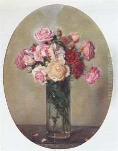 Le Vase De Roses by Jules Alexis Muenier