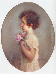 Fillette A La Rose