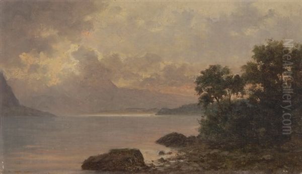 Landschaft Am Vierwaldstattersee Zwischen Weggis Und Vitznau - view 1