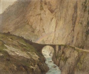 Die Teufelsbrucke by Jost Muheim
