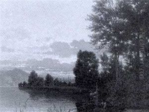 Der Quai Beim Trottli In Luzern by Jost Muheim