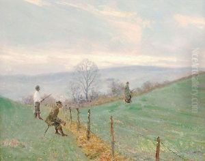 Auf Der Jagd by Albert Ernst Muehlig