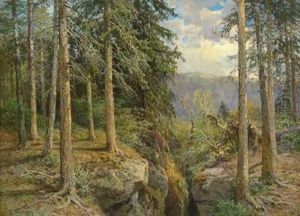"partie In Der Nahe Von Brand, Sachs. Schweiz" by Bernhard Muehlig