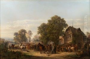 At The Horse Market by Bernhard Muehlig