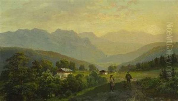 Blick Vom Forsthaus Grasegg Gen Partenkirchen - view 1