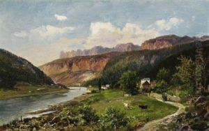 Winter An Den Elbhangen Bei Dresden (+ Sommer An Den Elbhangen Bei Dresden; 2 Works)