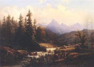Schaferszene Aus Der Ramsau