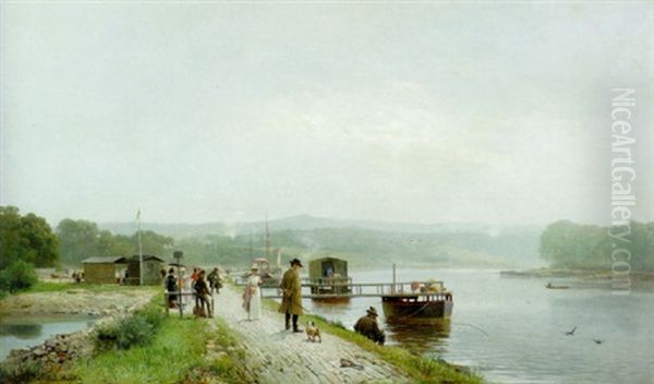 Afternoon Stroll On The Riverbank - view 1