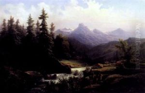 Sommertag In Der Ramsau by Bernhard Muehlig