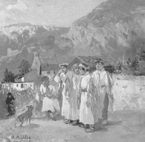 Tiroler Chorknaben by Bernhard Muehlig