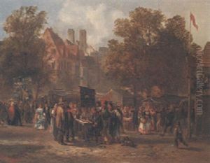 Auf Dem Markt by Bernhard Muehlig