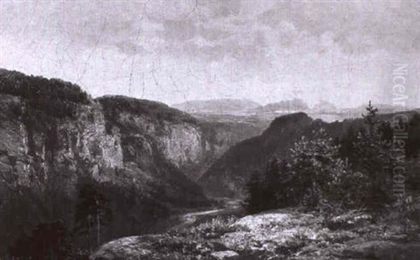 Blick Ins Polenztal In Sachsen - view 1