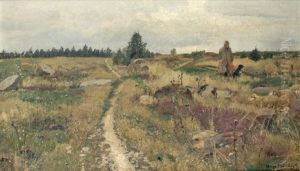 Shepherd In The Heath by Hugo Muehlig