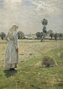 Hay Season In Ilverich by Hugo Muehlig