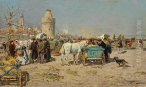 Hessenmarkt Bei Alsfeld by Hugo Muehlig