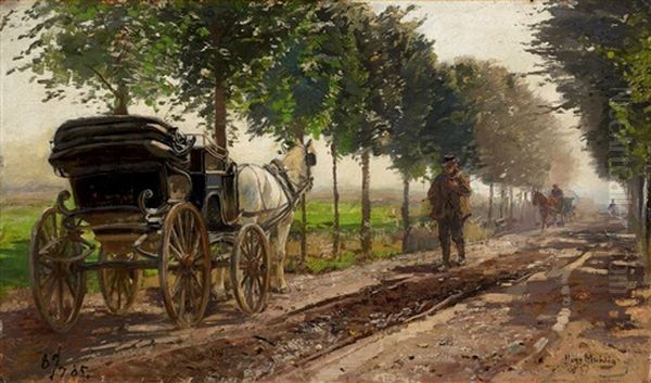 Landscape With Horsecart - view 1