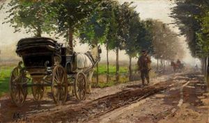 Landschaft Mit Kutsche Landschaft Mit Kutsche
