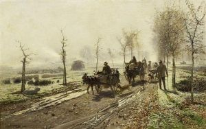 Reifmorgen Am Niederrhein by Hugo Muehlig