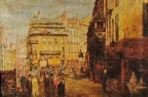 Rue De Paris by Sandor Alexander Bihari