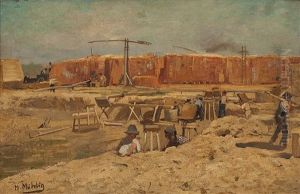 Auf Der Baustelle by Hugo Muehlig