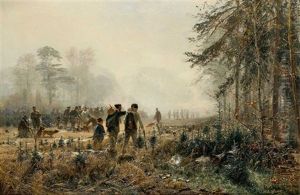 Nach Der Rotwildjagd by Hugo Muehlig