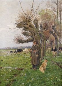 On The Meadow by Hugo Muehlig