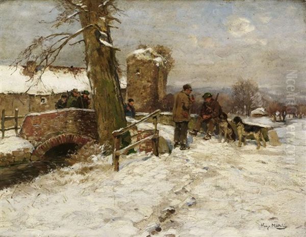 Bei Der Winterlichen Hasenjagd - view 1