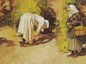 Femmes Dans Un Potager by Hugo Muehlig