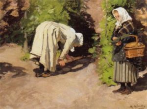 A Study Of Two Women by Hugo Muehlig