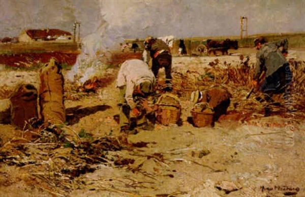 Workers In A Field - view 1