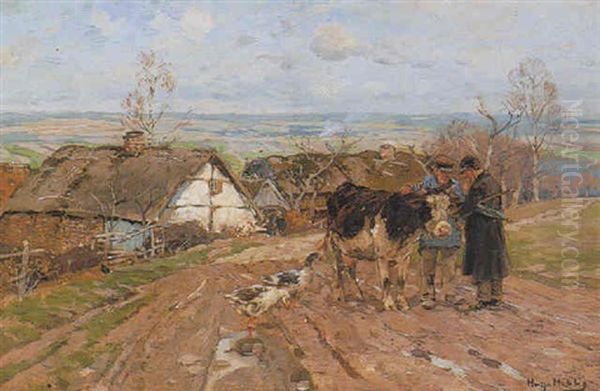Bauern Auf Einer Dorfstrase - view 1