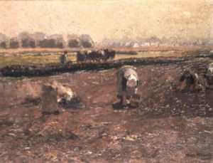 Workers In The Field by Hugo Muehlig