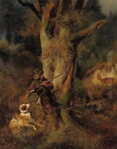 Rehbockjagd by Meno Muehlig