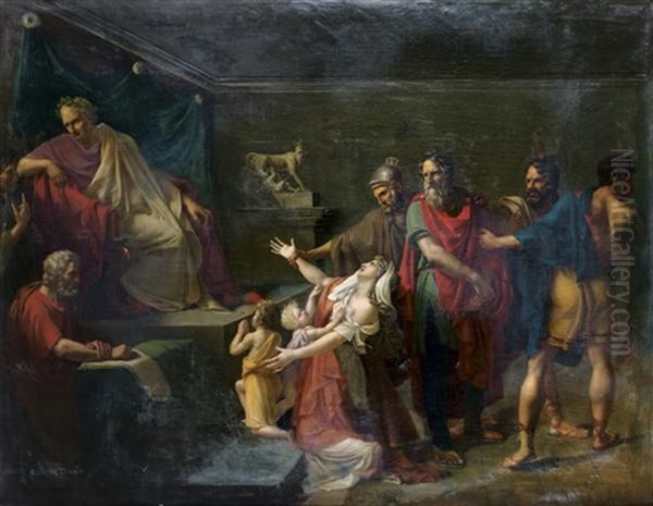 Epponine Et Julius Sabinus Devant Vespasien - view 1