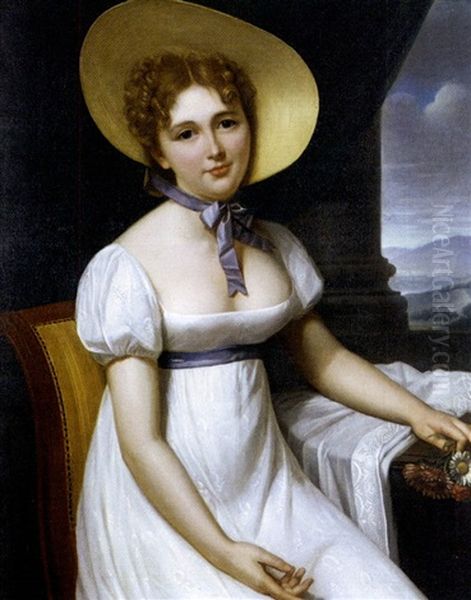 Portrait Of Mlle. Dulavier - view 1