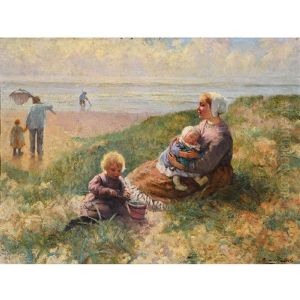 Mother And Child by Carl Eugene Mulertt